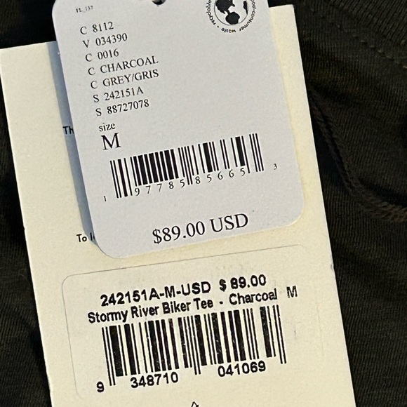 NWT Spell Stormy River Biker Tee, Medium *sold out - Picture 2 of 3